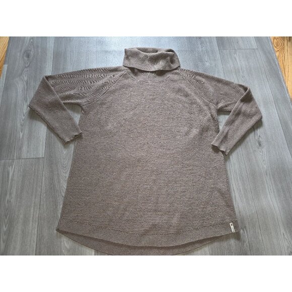 Woolrich Womens Brown Wool Turtleneck Sweater L/16 - Picture 3 of 7